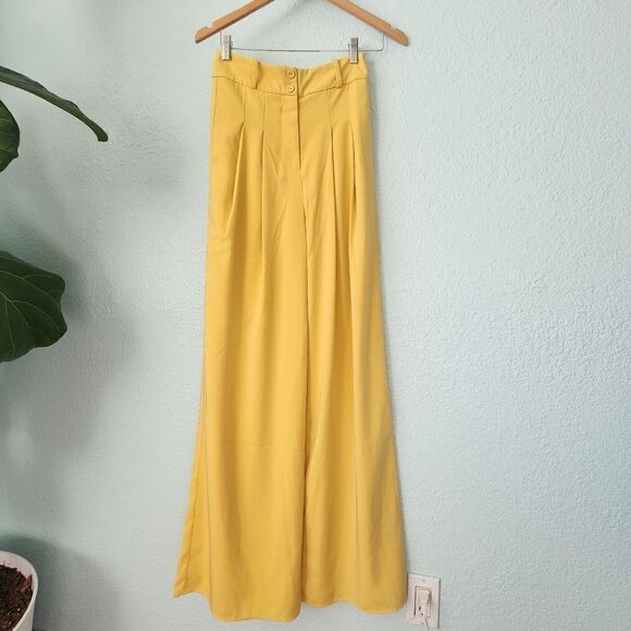 Revolve Song of style wide leg lined trouser pants - Picture 2 of 15